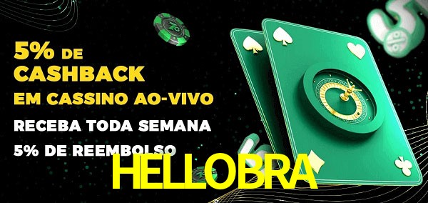 Promoções do cassino ao Vivo HELLOBRA